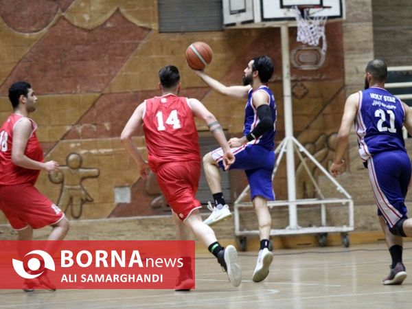 دیدار تیم های بسکتبال سپید رشت _ ملوان بندرانزلی