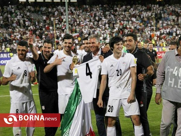 دیدار تیم ها فوتبال ایران- ازبکستان