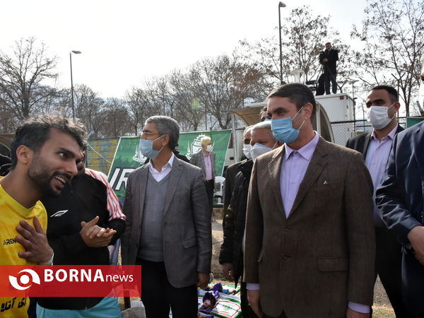 دیدار دوستانه تیم های پیشکسوتان آلومینیوم اراک و یاران رسانه