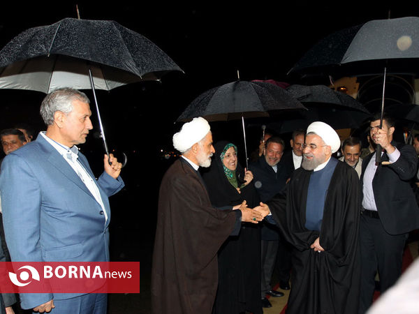 ورود رییس جمهوری به تهران