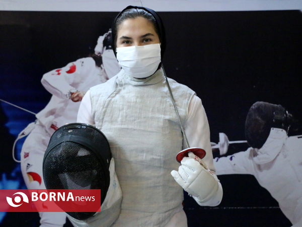 تمرینات بانوان شمشیرباز آذربایجان‌غربی برای حضور در انتخابی المپیک