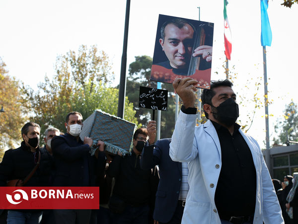 مراسم وداع با پورنگ پورشیرازی