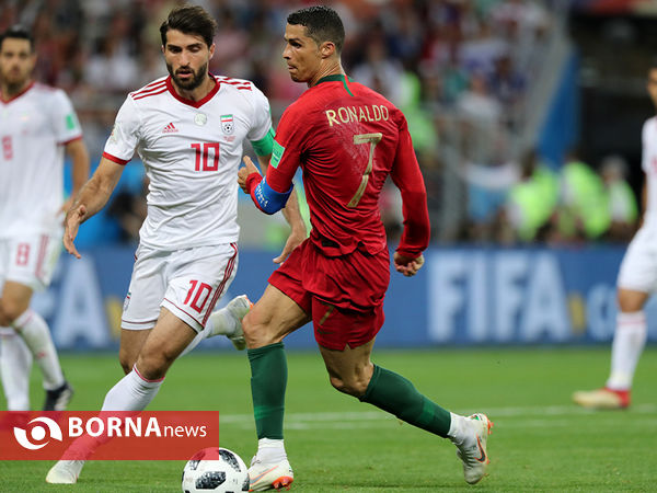 دیدار تیم‌های ملی فوتبال ایران و پرتغال