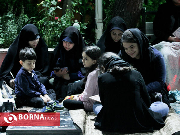 مراسم احیای شب نوزدهم ماه مبارک رمضان در" امامزادگان پنج تن لویزان "