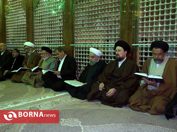 تجديد ميثاق رييس جمهوری و اعضای هيات دولت با آرمانهای بلند امام راحل و شهيدان