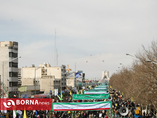 راهپیمایی روز 22 بهمن در تهران-1