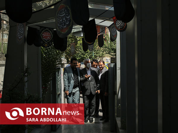 حضور حمید سجادی وزیر ورزش در خبرگزاری برنا