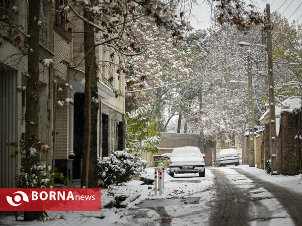 بارش برف در تهران