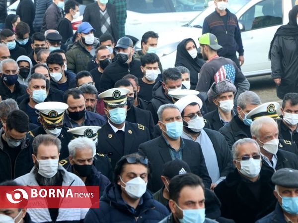 مراسم تشییع پیکر، علیرضا حسنی مقدم، مربی تیم نونهالان ملوان بندرانزلی