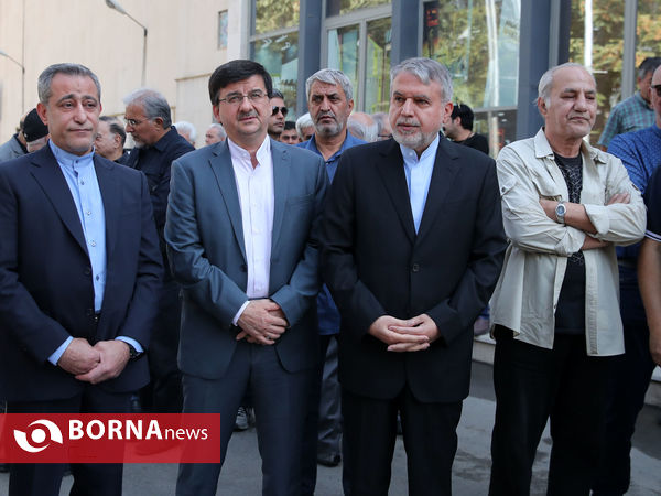 تشییع پیکر جعفر کاشانی پیشکسوت فوتبال
