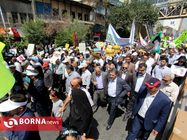 راهپیمایی روز قدس در شیراز