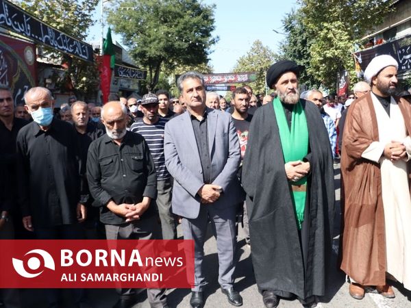 پیاده روی جاماندگان اربعین در بندرانزلی