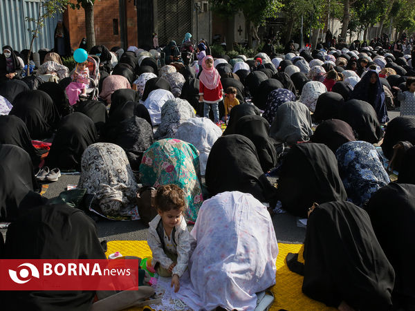 نماز عید سعید فطر - حوالی دانشگاه تهران