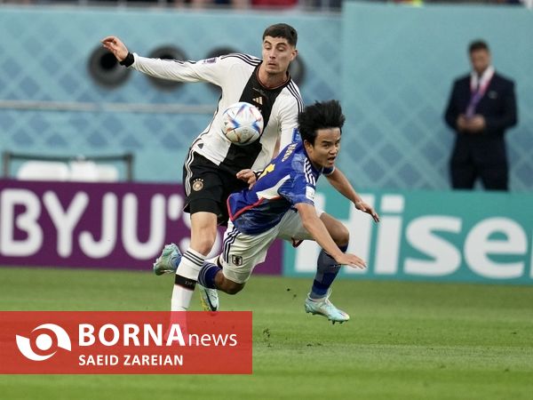 دیدار تیم های فوتبال ژاپن - آلمان