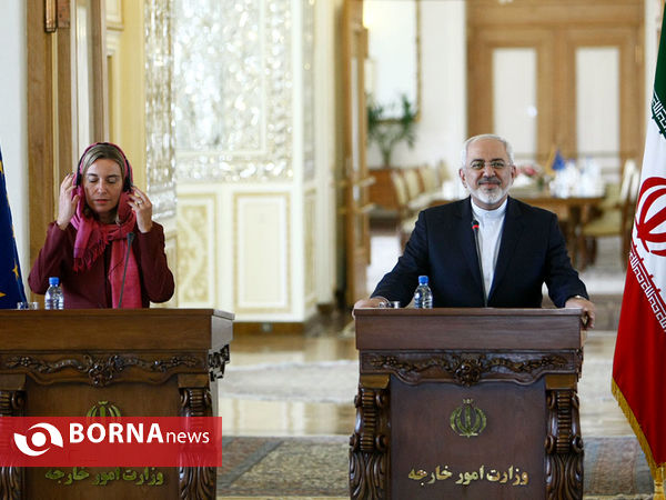 نشست خبری ظریف و موگرینی