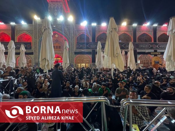 حرم حضرت علی(ع) در شب اربعین حسینی