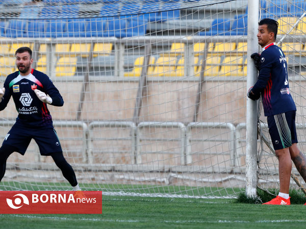 تمرین تیم فوتبال پرسپولیس تهران