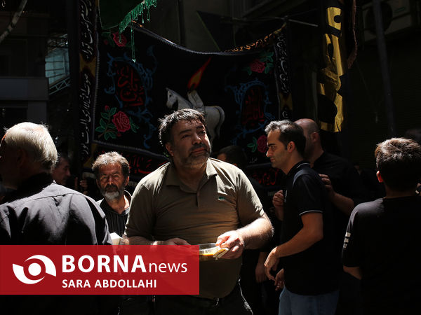 عزاداری روز تاسوعای حسینی علیه السلام در بازار تهران 