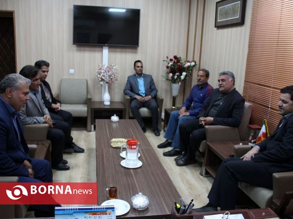 دیدار شهردار، رئیس و اعضای شورای شهر بافت با شهردار کرمان