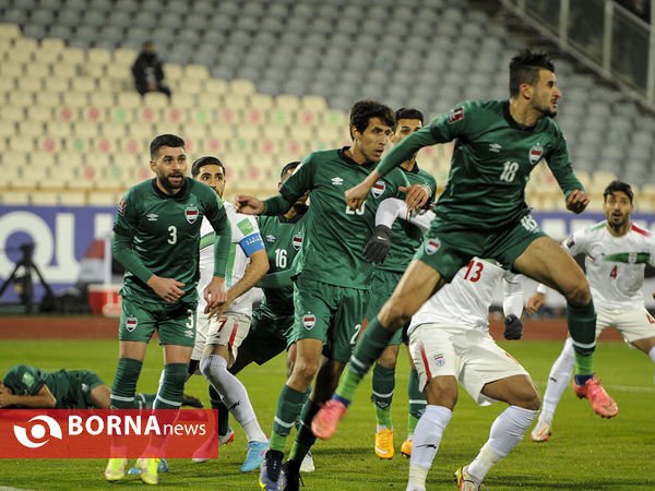 دیدار تیم های فوتبال ایران - عراق