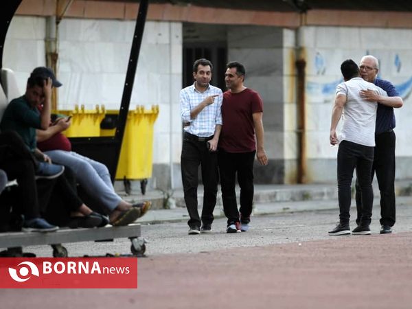 تمرینات تیم سپیدرود رشت و معارفه مدیرعامل جدید