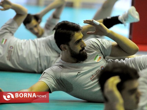 تمرینات تیم ملی والیبال ایران