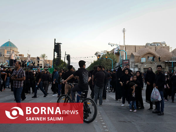 اجتماع دسته های عزاداری در امیر چقماق یزد