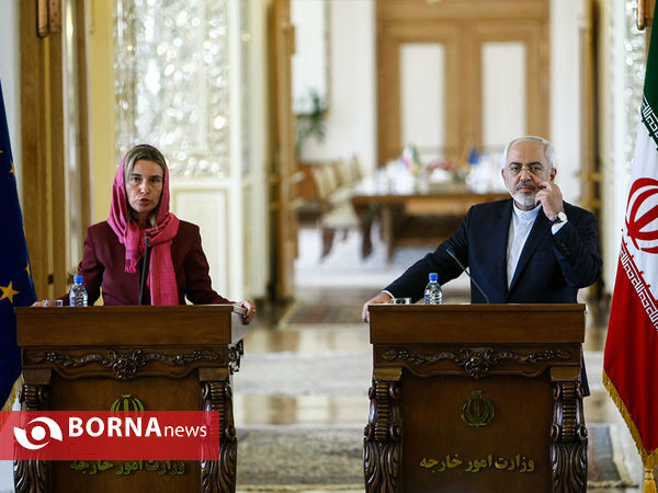 نشست خبری ظریف و موگرینی