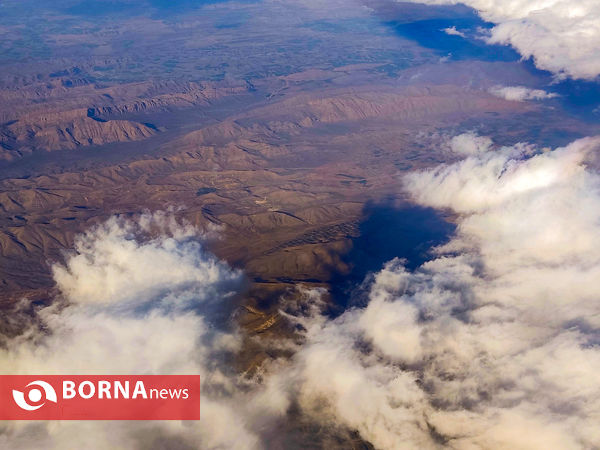 از کیش تا تهران بر فراز ابرها