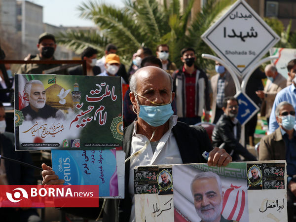 راهپیمایی خودرویی 22 بهمن در شیراز