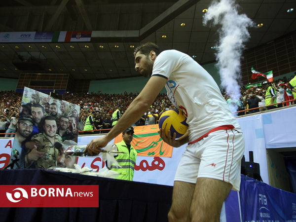 هفته سوم لیگ جهانی والیبال ایران- صربستان