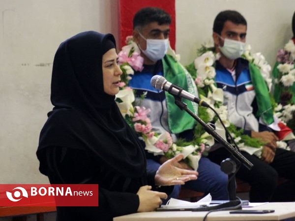 مراسم استقبال از مقام آوران مسابقات انتخابی المپیک _ بندرانزلی