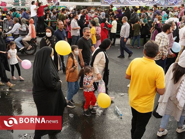 مهمانی ۱۰ کیلومتری به مناسبت عید غدیر