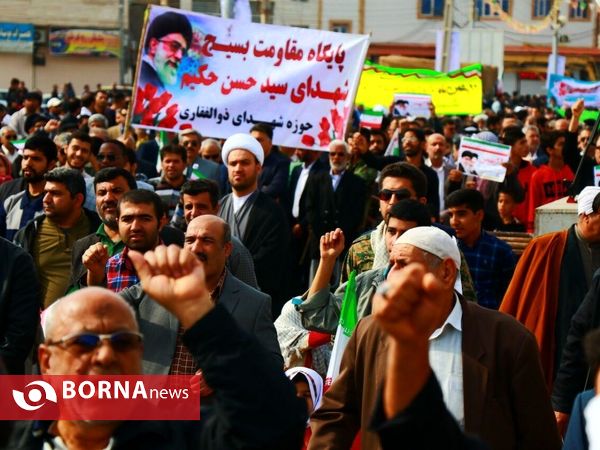 راهپیمایی 22 بهمن در منطقه آزاد اروند-آبادان