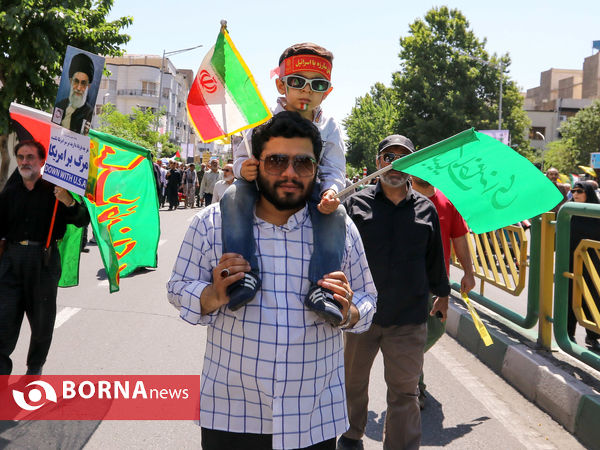 راهپیمایی روز جهانی قدس در تهران (۱)