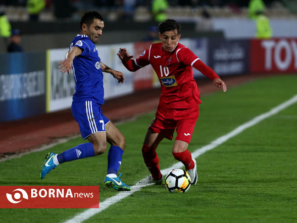 دیدار تیم های فوتبال  پرسپولیس- نسف قارشی ازبکستان