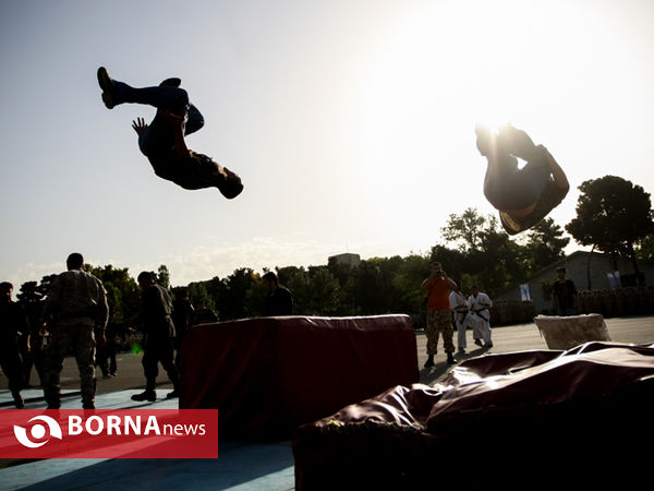صبحگاه مشترک دژبان کل آجا