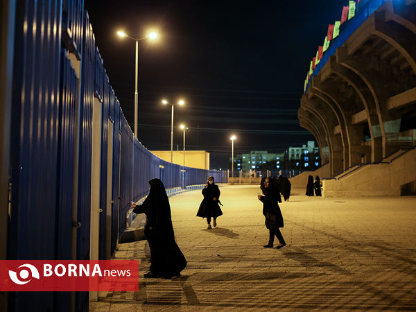 عزاداری شب پنجم محرم در استادیوم