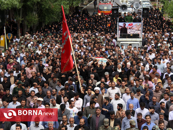 تشییع مخترع شهید محمد پازوکی در سمنان