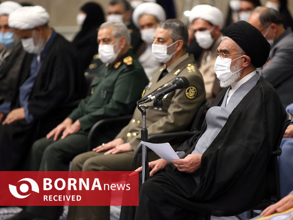 دیدار دست‌اندرکاران برگزاری کنگره شهدای استان قم با مقام معظم رهبری