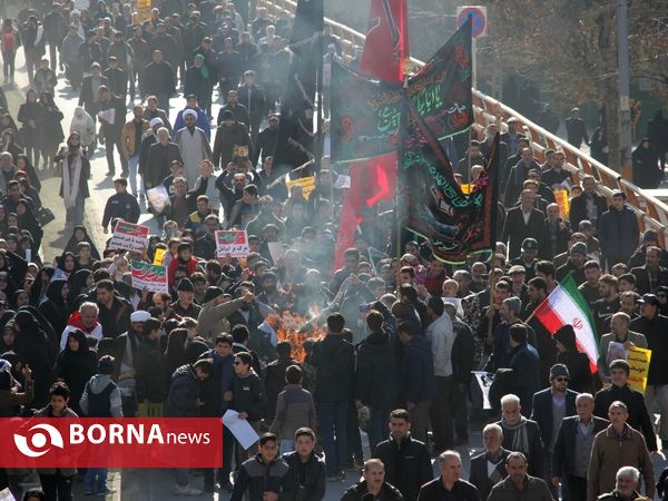حماسه حضور مردم همدان برای سردار دلها