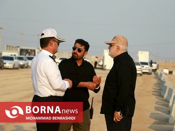 مانور آغاز عملیات خدمات رسانی به زوار اربعین در شلمچه