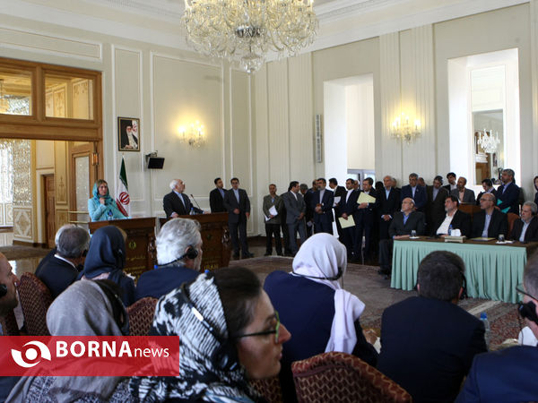 دیدار محمد جواد ظریف و فدریکا موگرینی