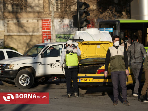 مانور تیمهای جهادی در بسیج ریشه کنی کرونا