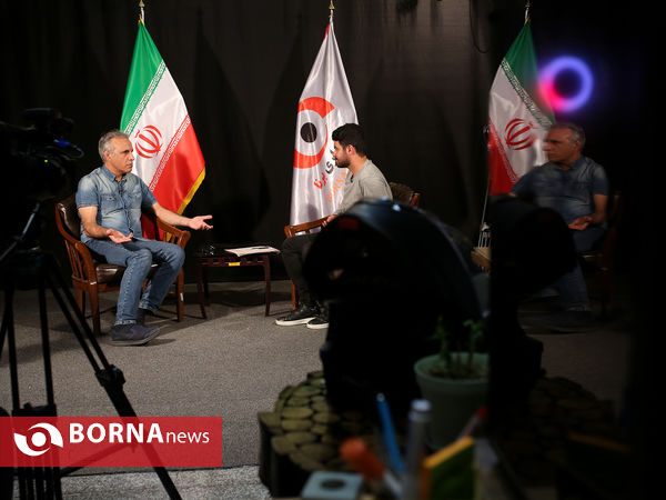 حضور علی فروتن در خبرگزاری برنا