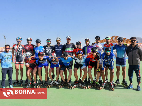 تمرین اسکیت بازان استان مرکزی با حضور جمعی از بازیکنان تیم ملی