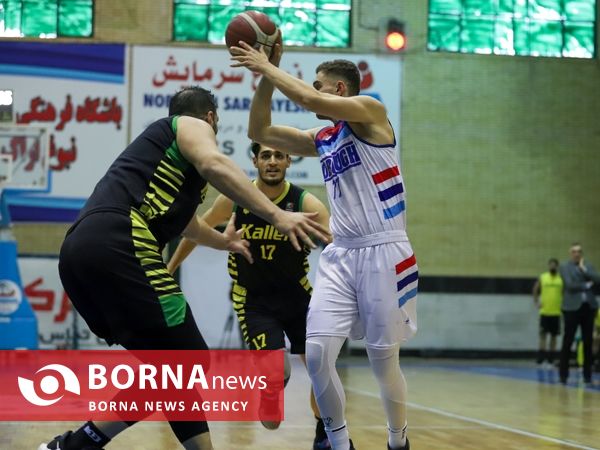 دیدار تیم های بسکتبال نبوغ - کاله