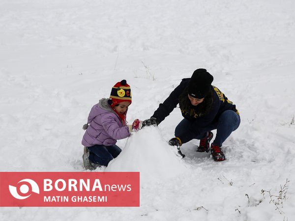 بارش برف در تهران