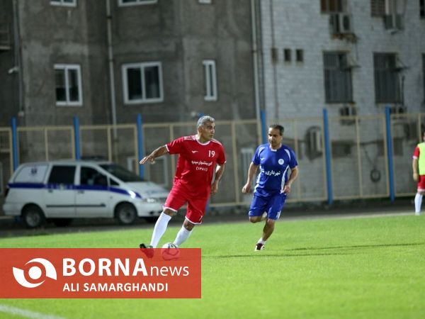 دیدار دوستانه فوتبال پیشکسوتان سپیدرود _ استقلال رشت