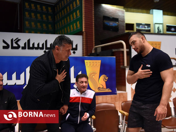 تمرین تیم های ملی کشتی آزاد و فرنگی